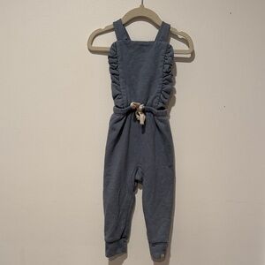 Lulu & Roo Baby Overalls Blue Girl 12-24M